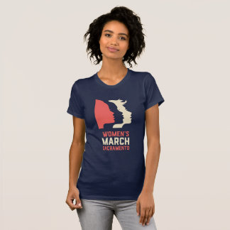 Der März-Sacramentos der Frauen der angepasste T - T-Shirt