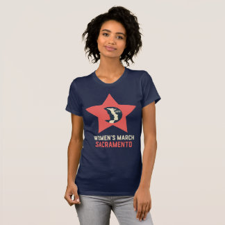Der März-Sacramentos der Frauen der angepasste T - T-Shirt
