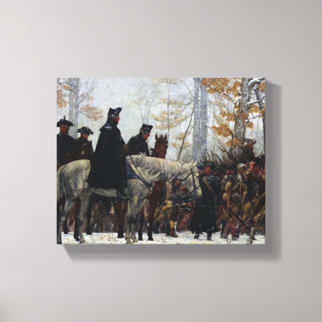 Der März zur Talschmiede von William B. T. Trego Leinwanddruck (Vorderseite)