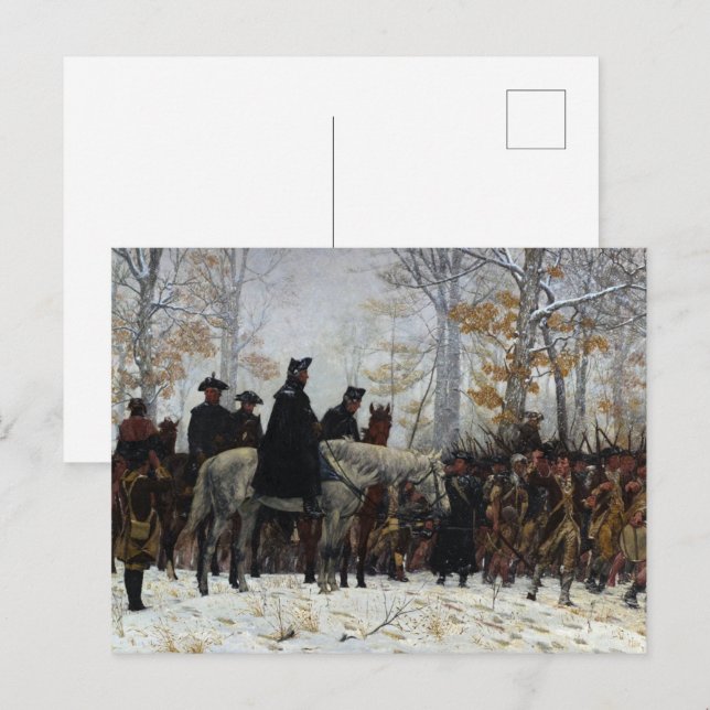 Der März zur Talschmiede von William B. T. Trego Postkarte (Vorne/Hinten)