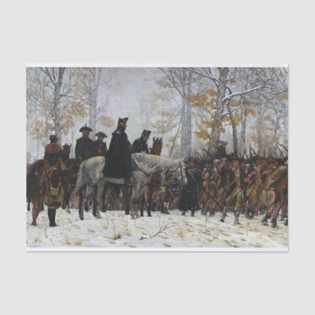Der März zur Talschmiede von William B. T. Trego Seidenpapier (Vorderseite)