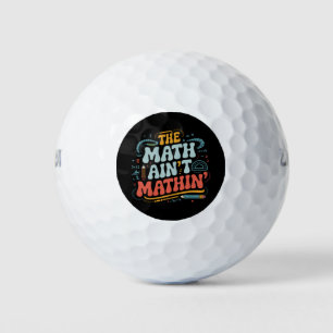 Der Mathe-Unterricht stimmt nicht, zeige deine Mat Golfball
