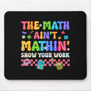 Der Mathe-Witz Zurück Zur Schule Lehrer Lustig Mousepad