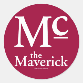 Der Maverick-Sticker Runder Aufkleber
