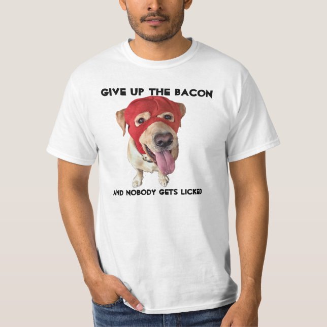 Der MDD "Speck-Bandit-" Druck (voller Körper) T-Shirt (Vorderseite)
