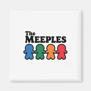 Der Meeples Brettspieler  Magnet