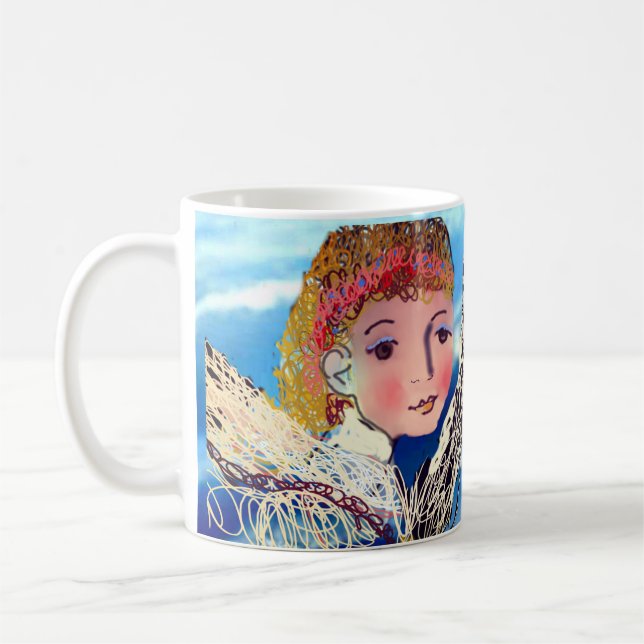 Der Meerengel Kaffeetasse (Links)