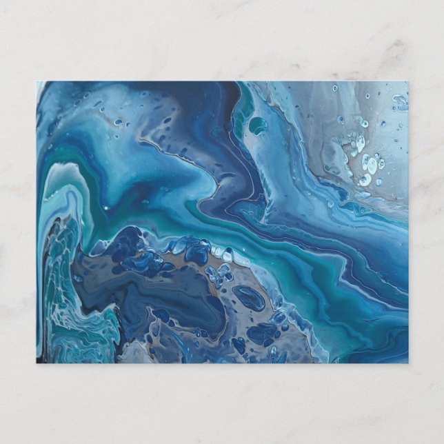 Der Meeresabgrund Postkarte (Vorderseite)