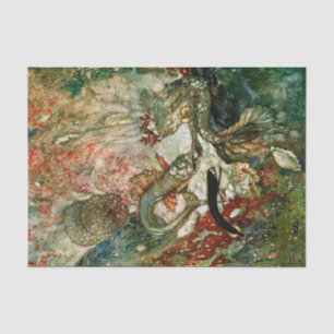 „Der Meereskönig“ von Edmund Dulac Seidenpapier