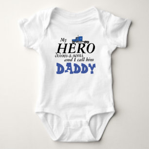 Der mein Held des Vatis - LKW-Fahrer Baby Strampler