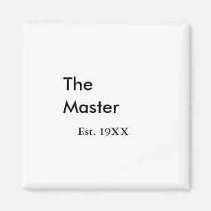 Der Meister Boss Name EST-Jahr Datum Mann König Ti Magnet