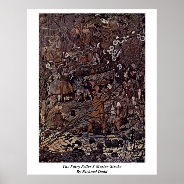 Der Meisterstrom der Fairy Feller von Richard Dadd Poster (Vorne)