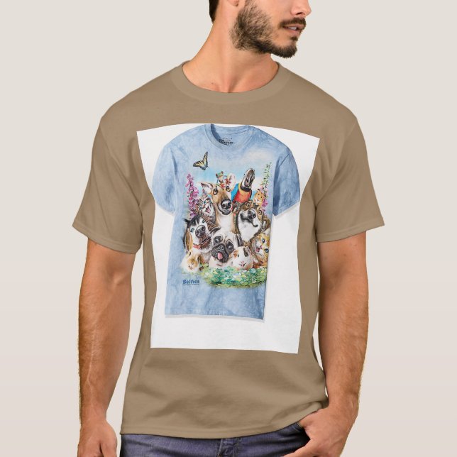 Der Mennenfüßler in den Bergen T-Shirt (Vorderseite)