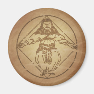 Der Mensch als Universum der chinesischen Magie Magnet