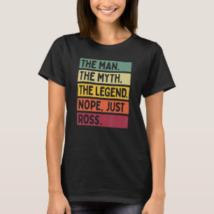 Der Mensch der Mythos der Legende Nope nur Ross Q T-Shirt