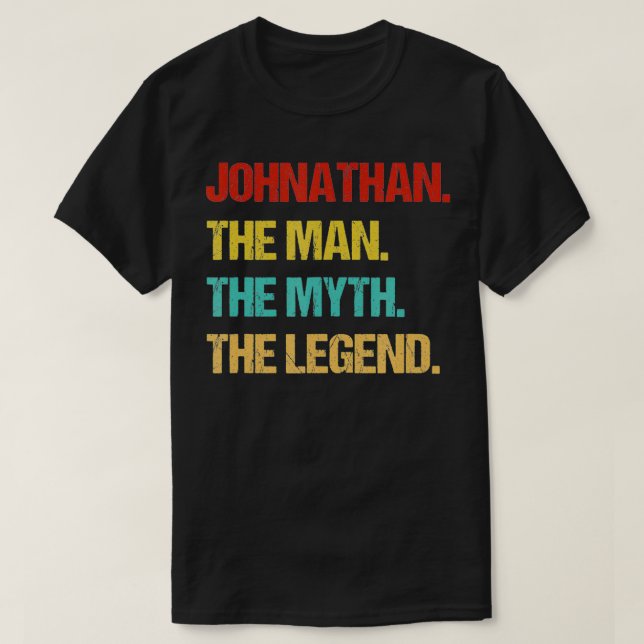 Der Mensch der Mythos der Legende T-Shirt (Design vorne)