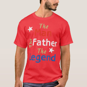Der Mensch, der Vater, der legendäre Vatertag Gi T-Shirt