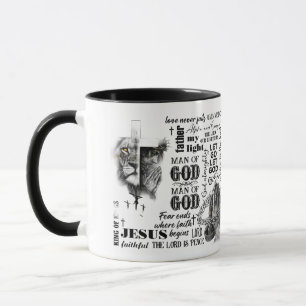 Der Mensch Gottes Religiöse Christliche Tasse