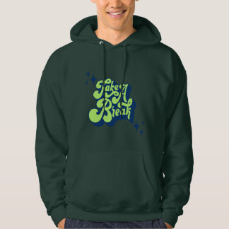 Der Mensch hatte ein einfaches Sweatshirt - eine P