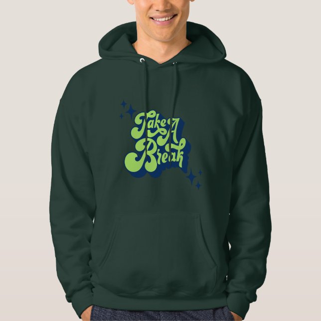 Der Mensch hatte ein einfaches Sweatshirt - eine P (Vorderseite)