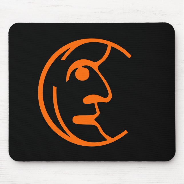 Der Mensch im Mond Mousepad (Vorne)