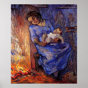 Der Mensch ist auf See von Vincent van Gogh Poster