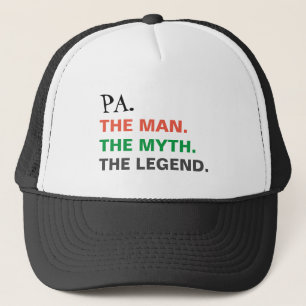 Der Mensch-Mythos-Legende-Lüge Pa Truckerkappe