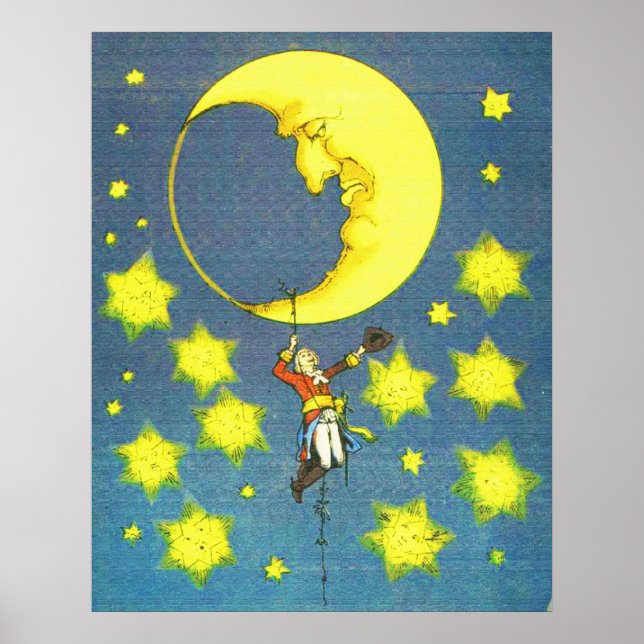 Der Mensch und der Mond Poster (Vorne)