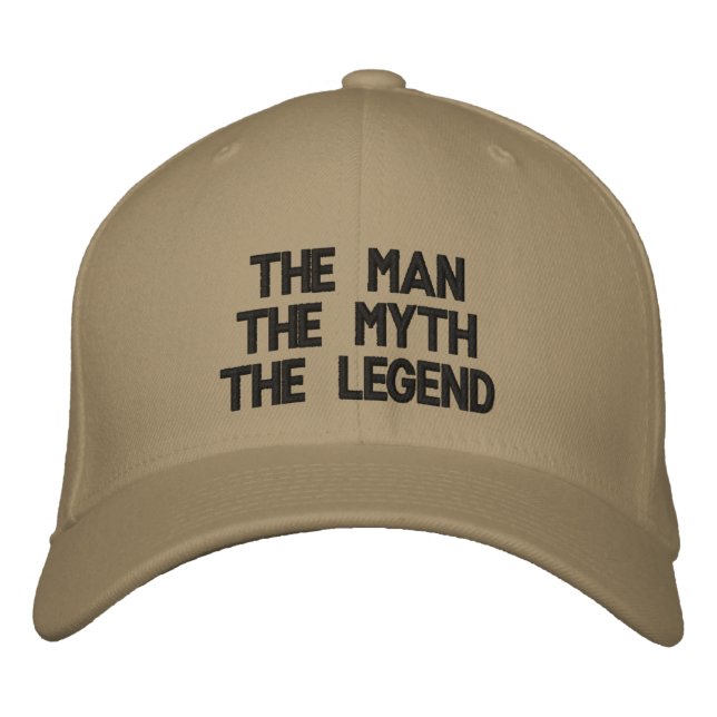Der MenschDer MythosDie Legende Bestickte Baseballkappe (Vorderseite)