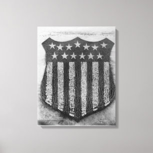 Der menschliche U.S. Schild auf Lager/Fort Custome