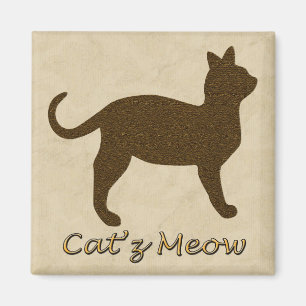 Der Meow der Katze Magnet