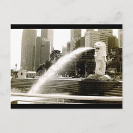 Der Merlion Postkarte