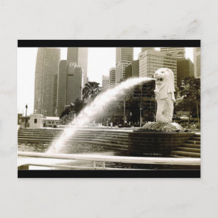 Der Merlion Postkarte