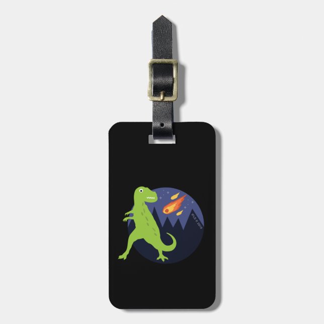 Der Meteorit der fest Gepäckanhänger (Vorderseite vertikal)