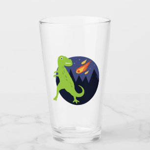 Der Meteorit der fest Glas
