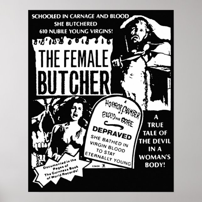 Der Metzger für Frauen Poster (Vorne)