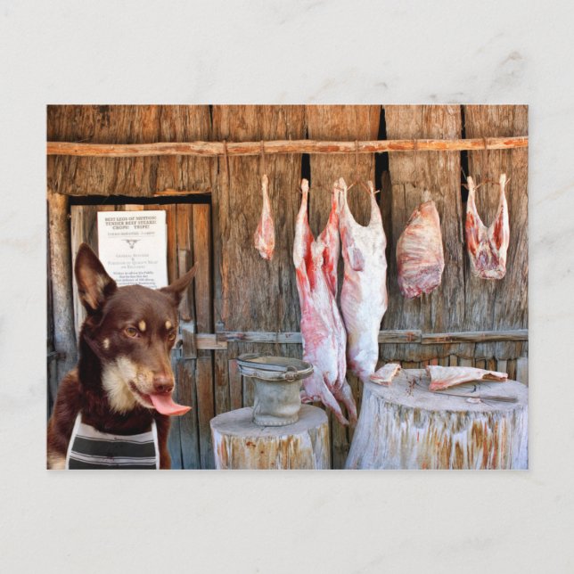 Der Metzger Postkarte (Vorderseite)