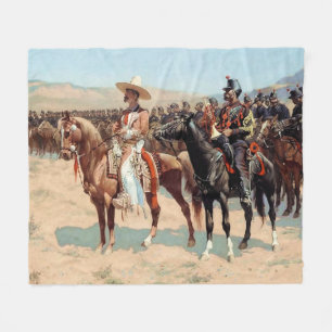 Der mexikanische Major von Frederic Remington (188 Fleecedecke