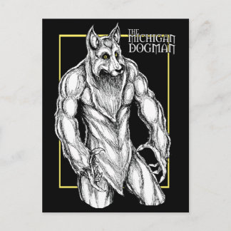 Der Michigan Dogman Postkarte