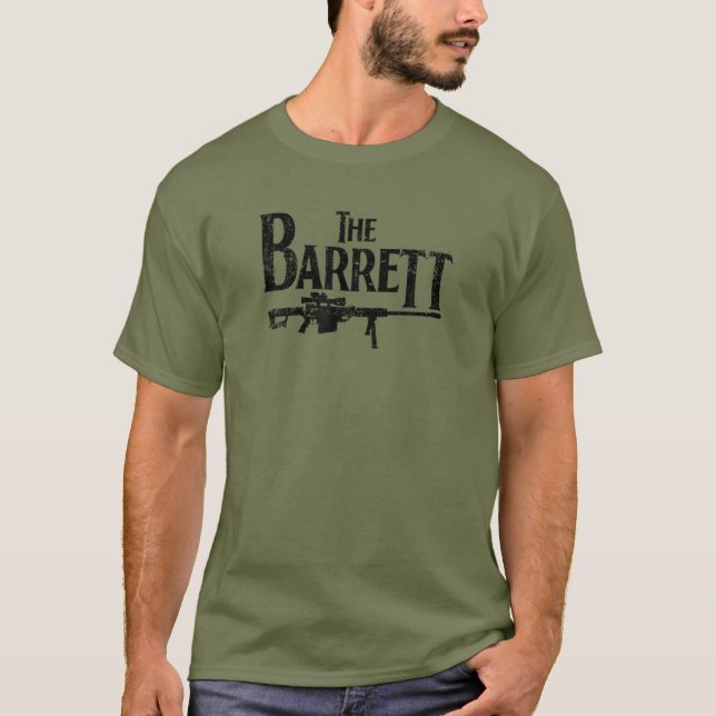 Der militärische taktische Scharfschütze der Barre T-Shirt (Vorderseite)