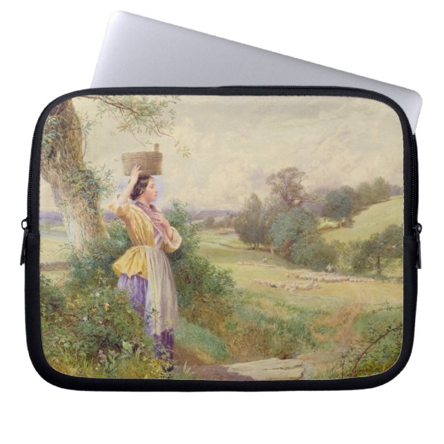 Der Milkmaid, 1860 Laptopschutzhülle (Vorderseite)