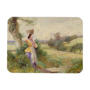 Der Milkmaid, 1860 Magnet