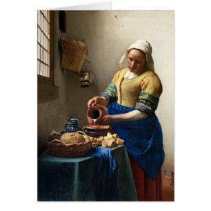 Der Milkmaid, Jan. Vermeer