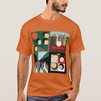 der minimalistische Albumcover Junge T-Shirt