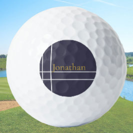 Der minimalistische individuelle Name ist schlicht Golfball