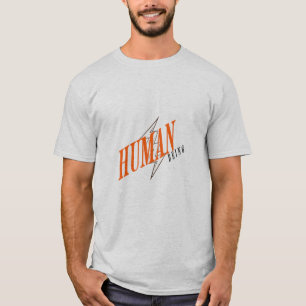 Der Minimalistische T - Shirt "menschliches Wesen"