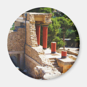 Der Minoan Palast von Knossos Bild Magnet
