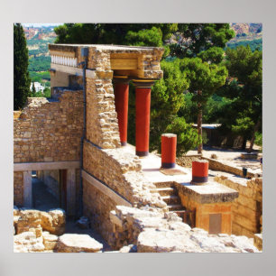 Der Minoan Palast von Knossos PLAKAT