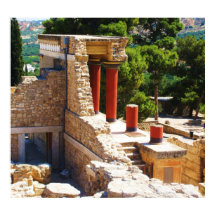 Der minoische Palast von Knossos POSTER