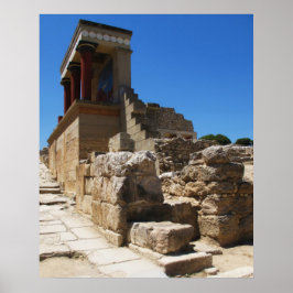Der minoische Palast von Knossos Poster